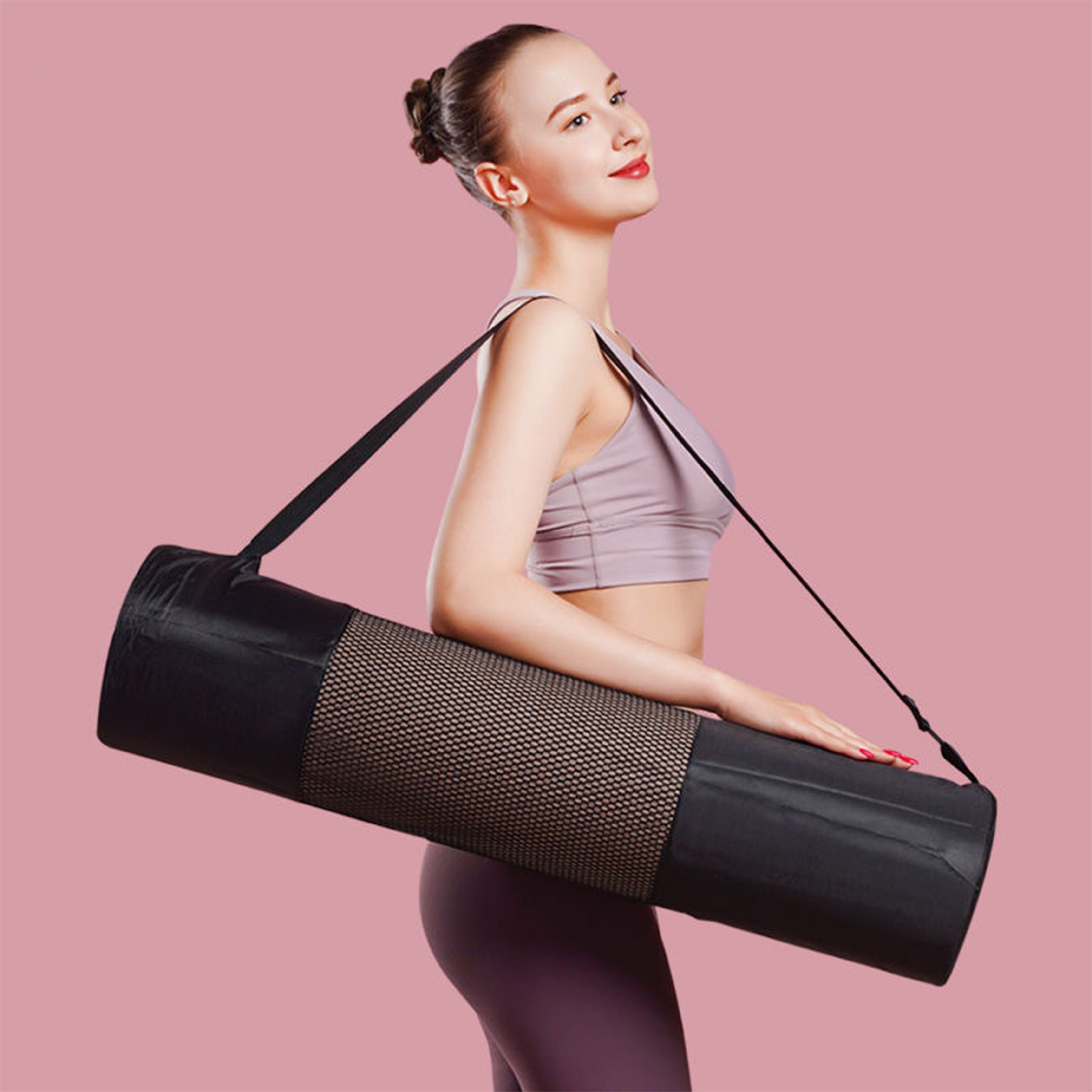 Stylish Yoga Mat Bag - Breathable and Portable Sports Pilates
