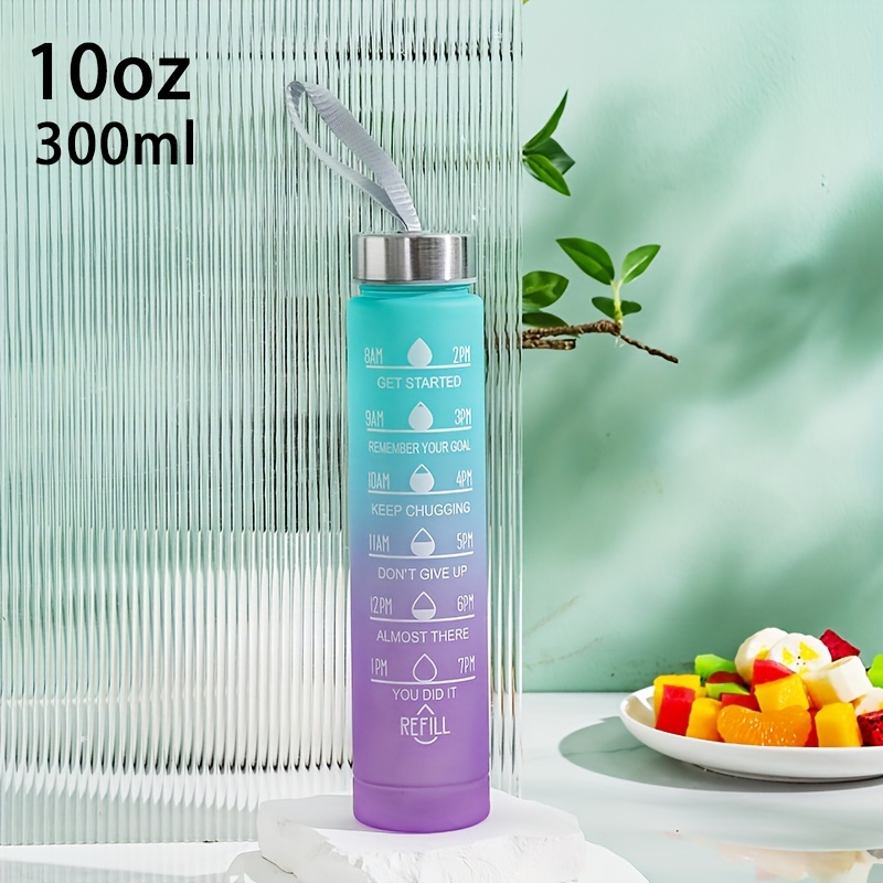 Gradient Motivational Water Bottle With Straw, Plastic Large Capacity  Leakproof Space Cup, Best Gift For Outdoor Sport, Fitness, Gym, Running,  Hiking - Temu
