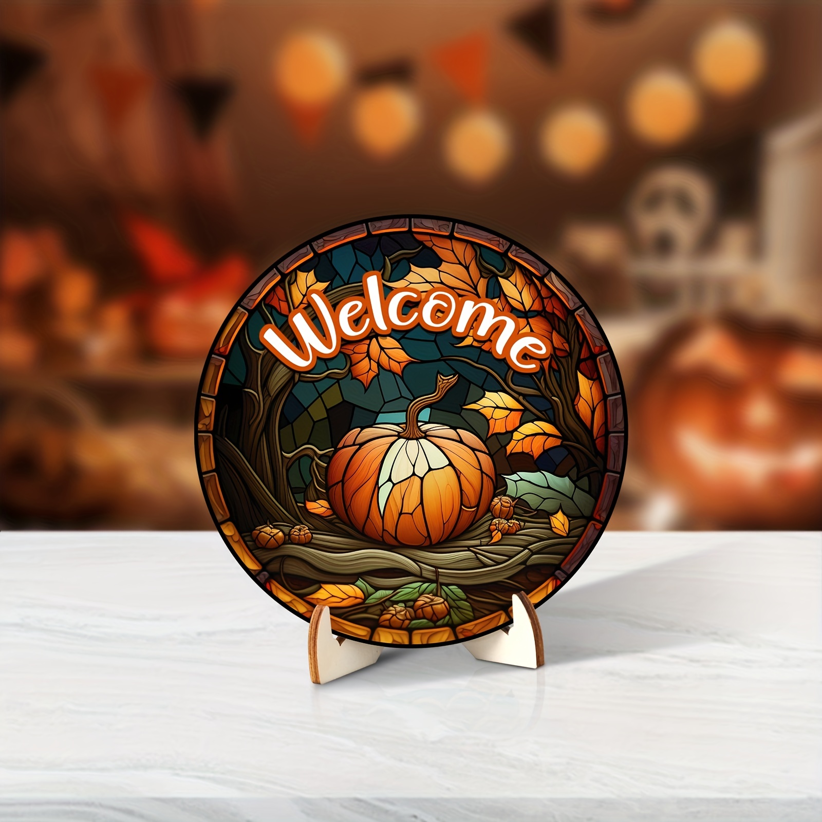 Halloween Decorations Welcome Sign Pieces For Centerpieces - Temu