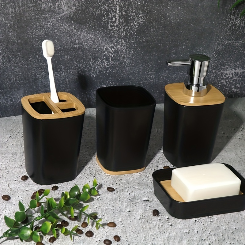 Gift Your Loved Ones A Modern Bathroom Accessory - Lotion Bottles,  Toothbrush Holder, Cup & Soap Dish! - Temu