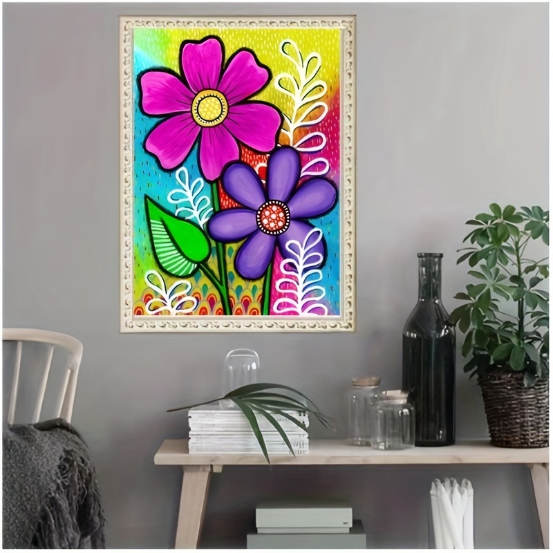Flower Diamond Painting Kits For Teens Girls, 5d Tree Diamond Art For  Adults, Diy Crafts For Adults 12x16inch