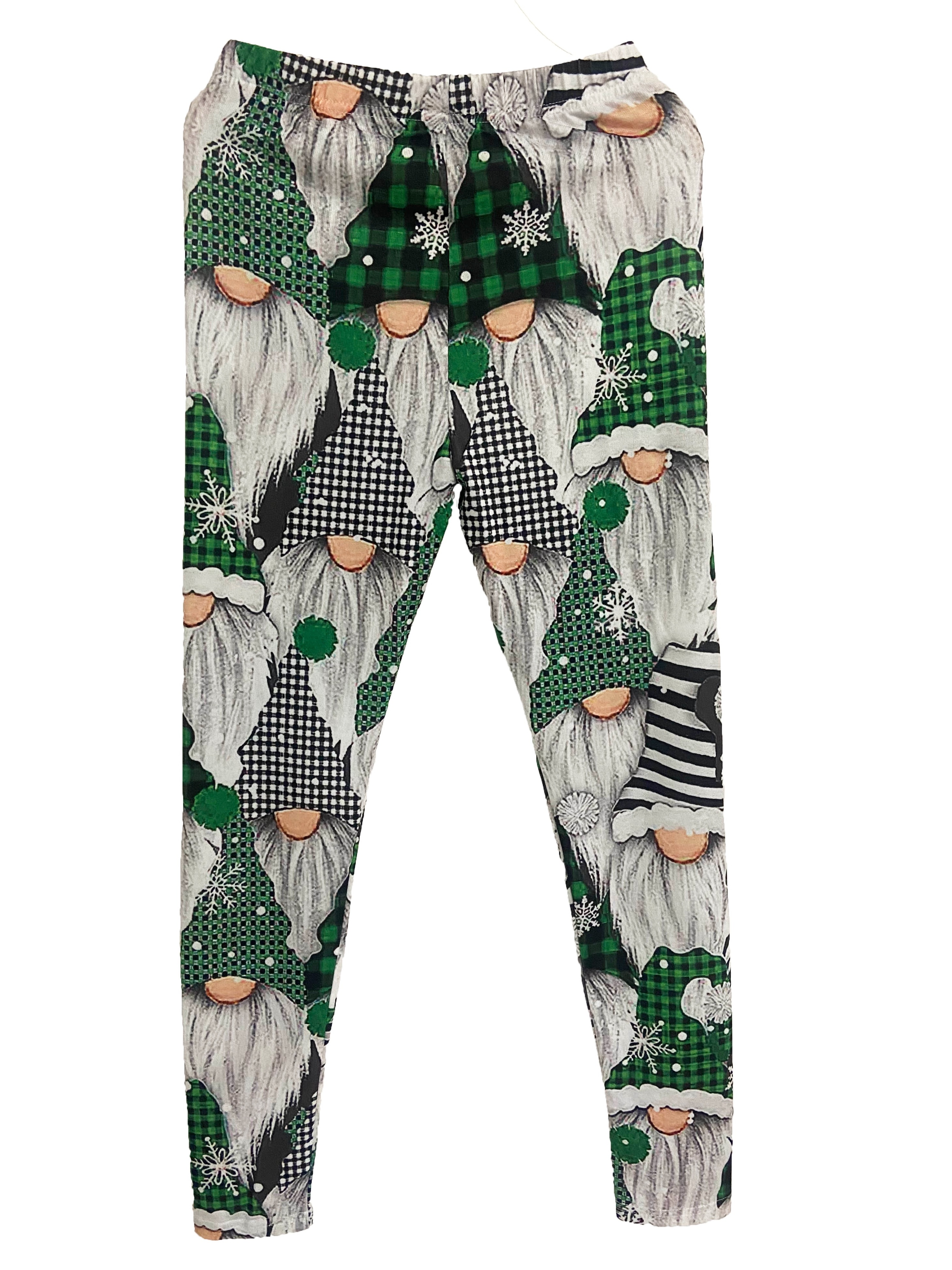 Santa Claus Pattern High Waist Leggings Boho Skinny Leggings - Temu