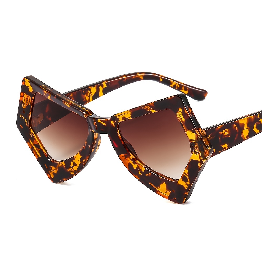 Oversized cat-eye tortoiseshell acetate sunglasses