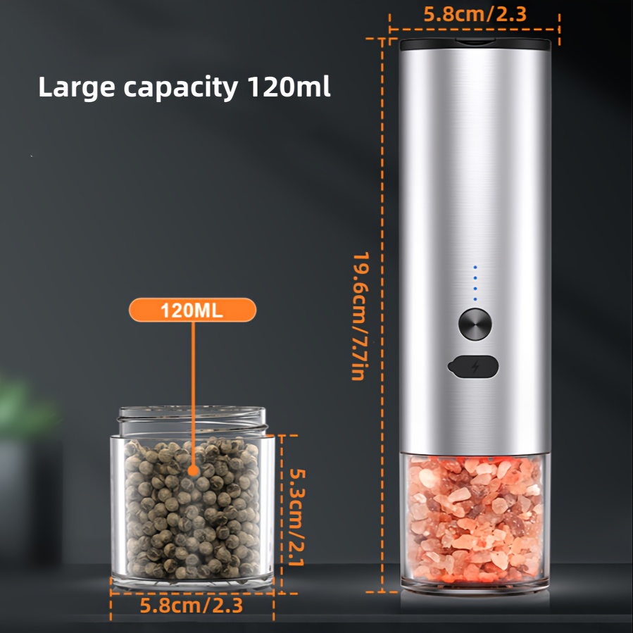 Rechargeable Electric Salt And Pepper Grinder Automatic - Temu