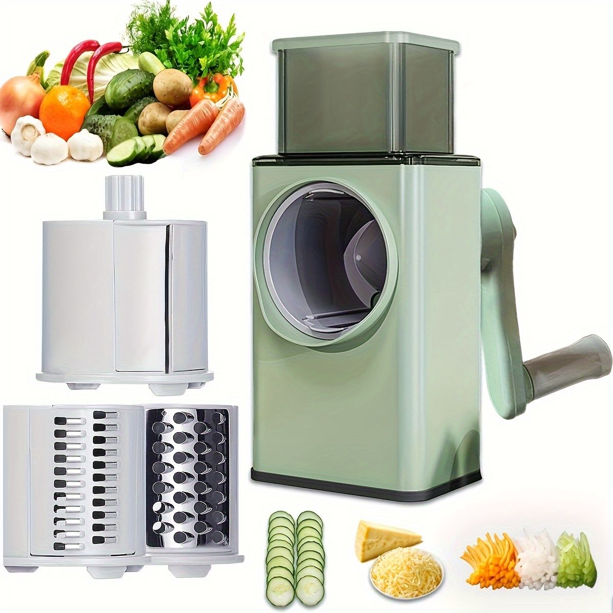 Vegetable Graters Household Gadgets Multifunctional 3-in-1 Electric  Vegetable Shredder 3600mAh Rechargeable Kitchen Accessories
