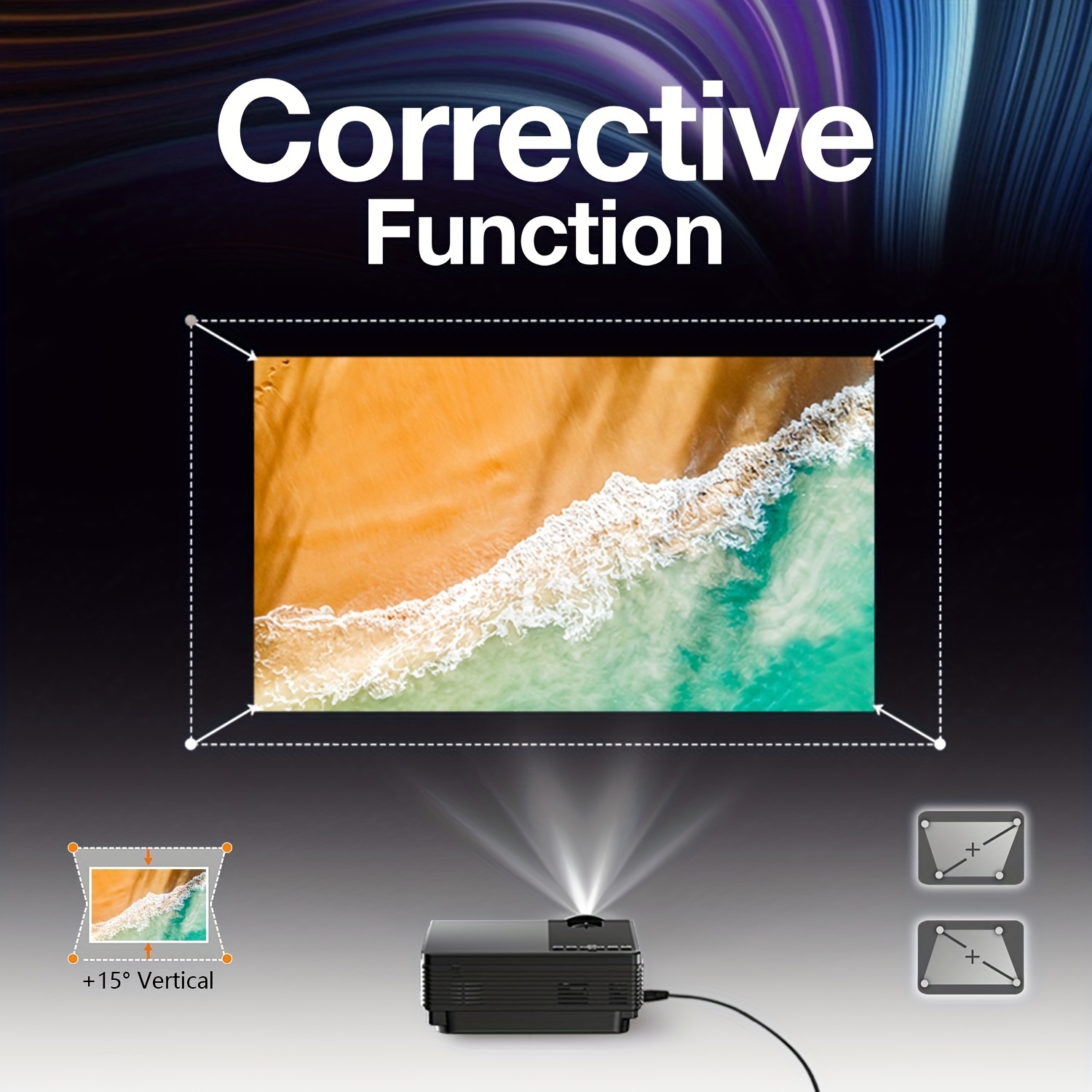 Proyector 4k Con Wifi E Inalámbrico Mini Proyector Portátil - Temu Spain