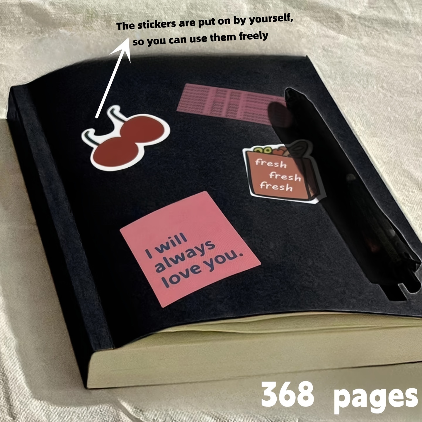 368 Pages A5 Cahier De Page Intérieure Vierge Simple Couleur - Temu Belgium
