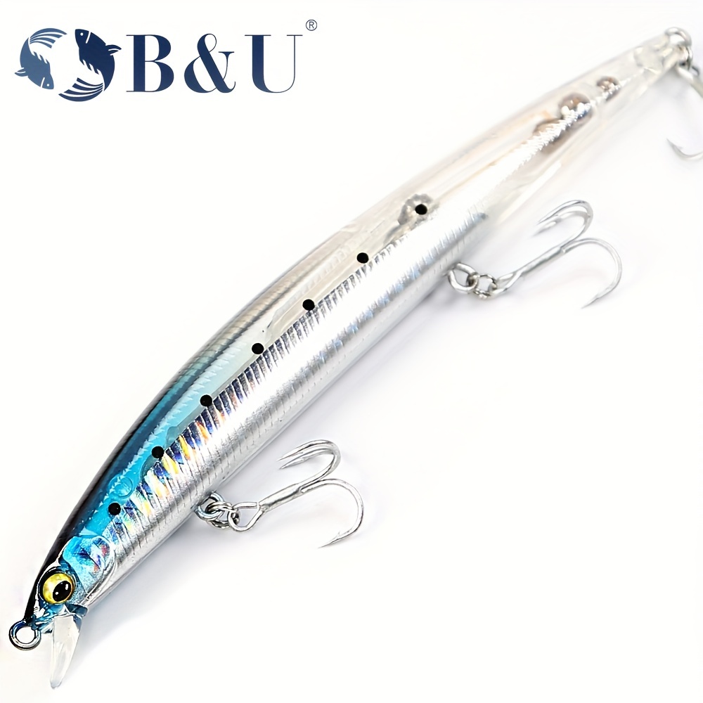 TheTime 110mm/14g Floating Jerkbait Minnow Fishing Lures Tungsten Weight  System Wobblers Blank Lure Unpainted Bait For Bass Pike