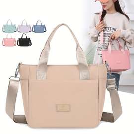 fashion solid color crossbody bag trendy simple shoulder bag womens casual handbag tote purse