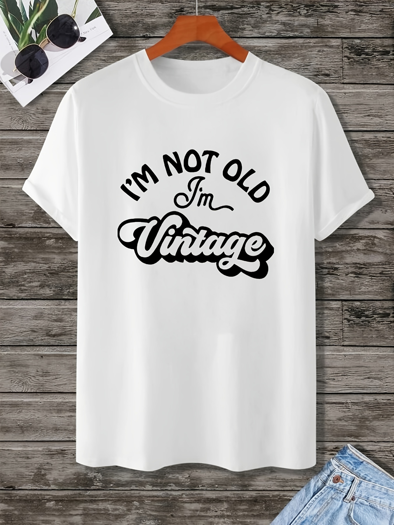 Vintage Men's T-Shirt - White - M