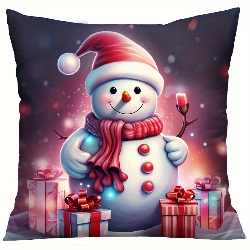 Double sided Print Christmas Pillow Covers Merry Christmas - Temu