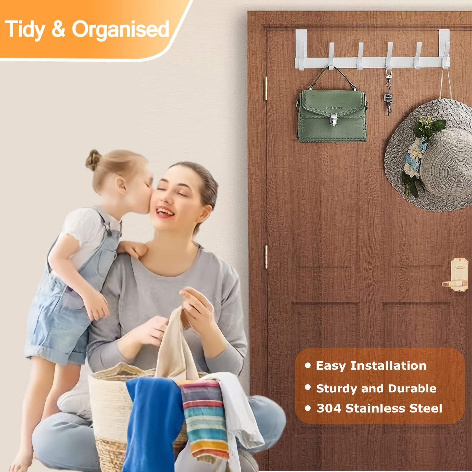 Door Hook Rack Heavy Duty Door Hooks Rust Resistant Door - Temu