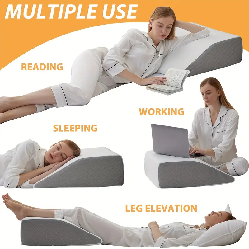 Leg Rest Pillow White