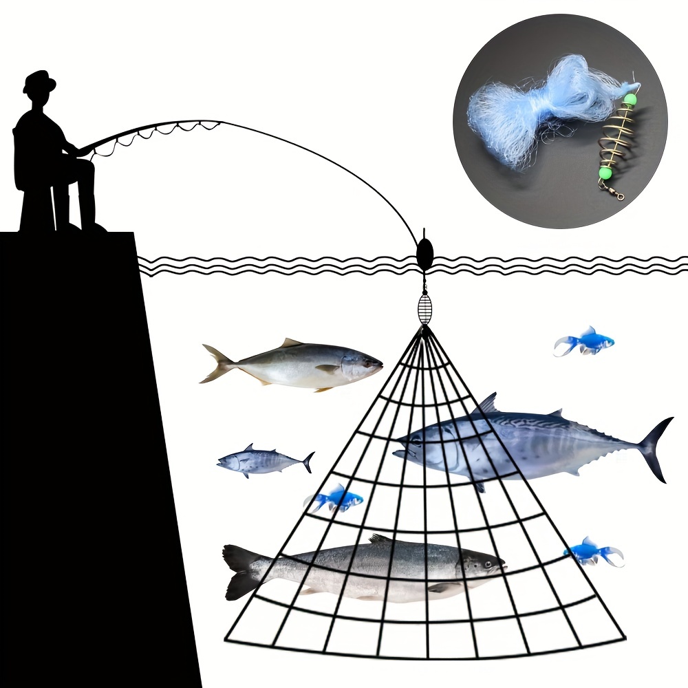 Luminous Fishing Net Perfect Freshwater Saltwater Fishing! - Temu