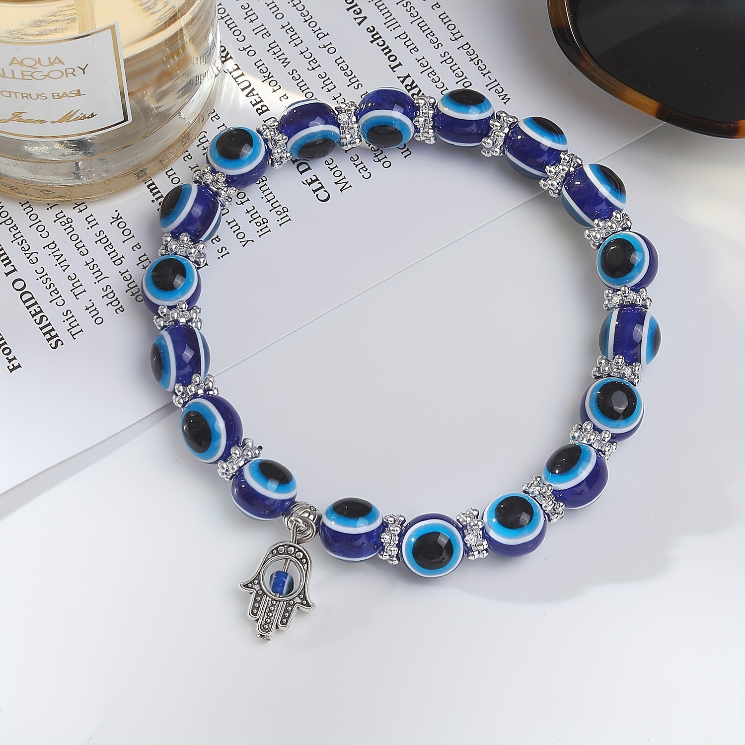 Devil's Eye Shape Pendant Anklet For Women Girls