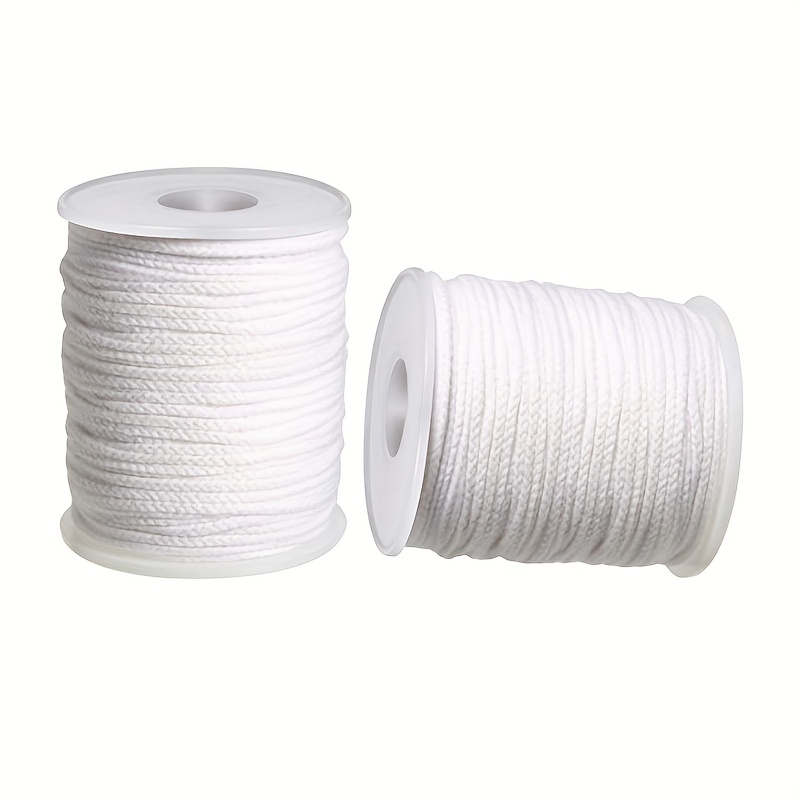 61 Meters Cotton Woven Candle Wick Diy Handmade Candle Wick - Temu