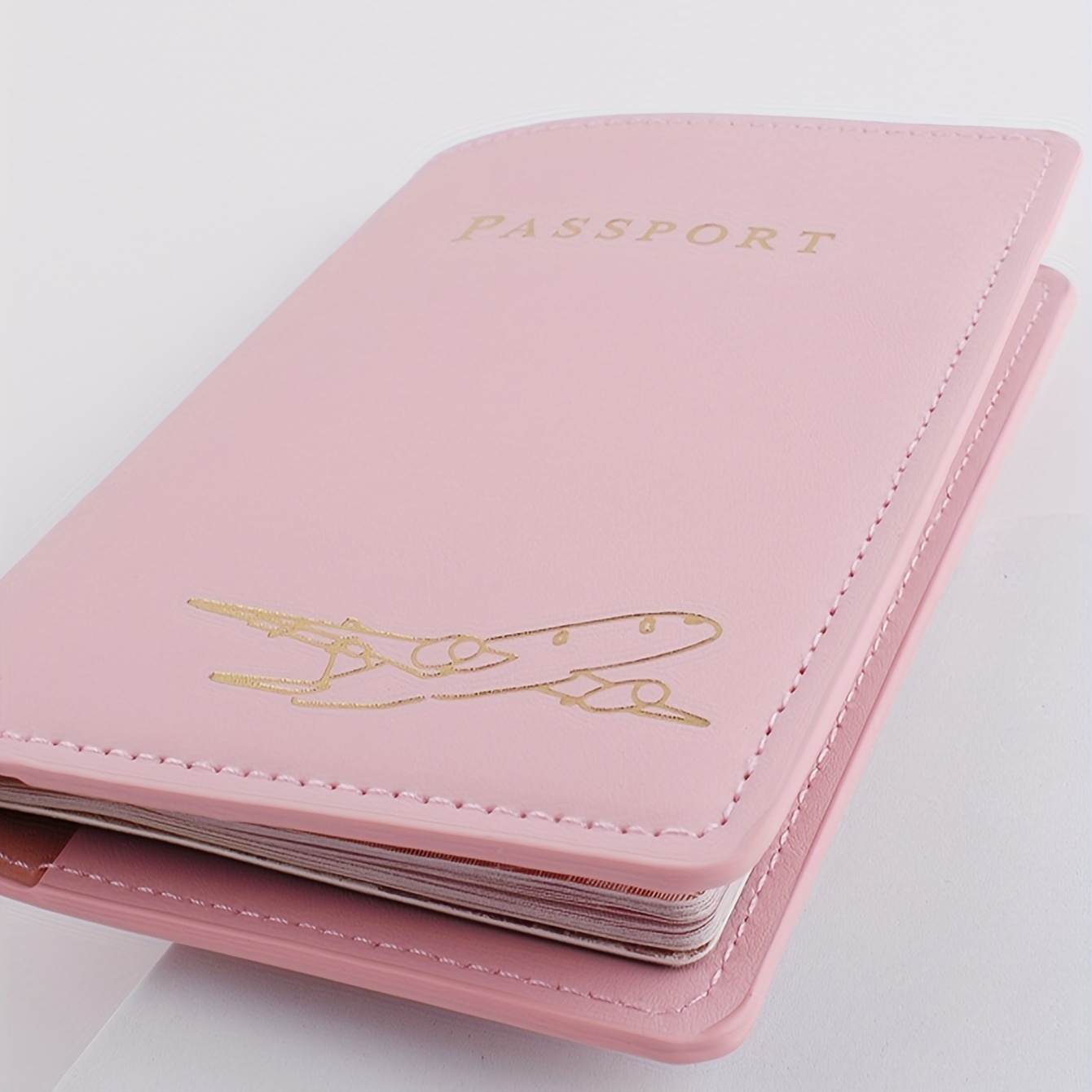 Airplane Pattern Fashionable Travel Passport Holder