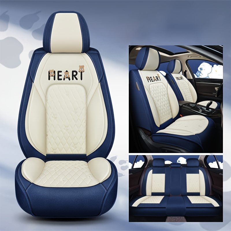 Luxus Autositzbezüge Für 5 Sitze Neuer All Inclusive Stoff - Temu