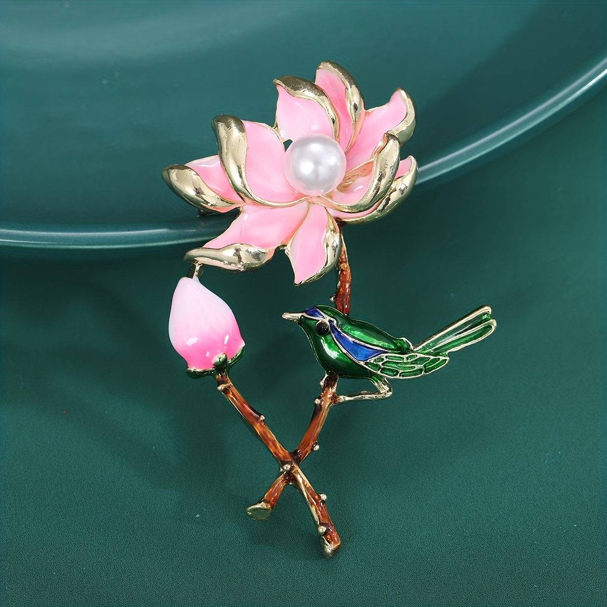 Cute Colorful Bouquet Flower Brooch Creative Pin For Girls - Temu