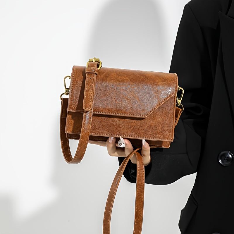 Small handbags women leather shoulder mini crossbody bag long strap