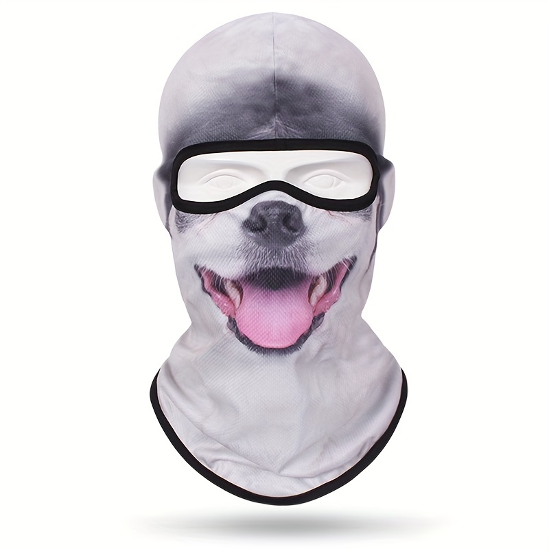3D Cat Animals Balaclava Motorcycle Breathable Anti-UV Full Face Mask  Fishing Hiking Tiger Dog Bandana Summer Cycling Headwear - AliExpress