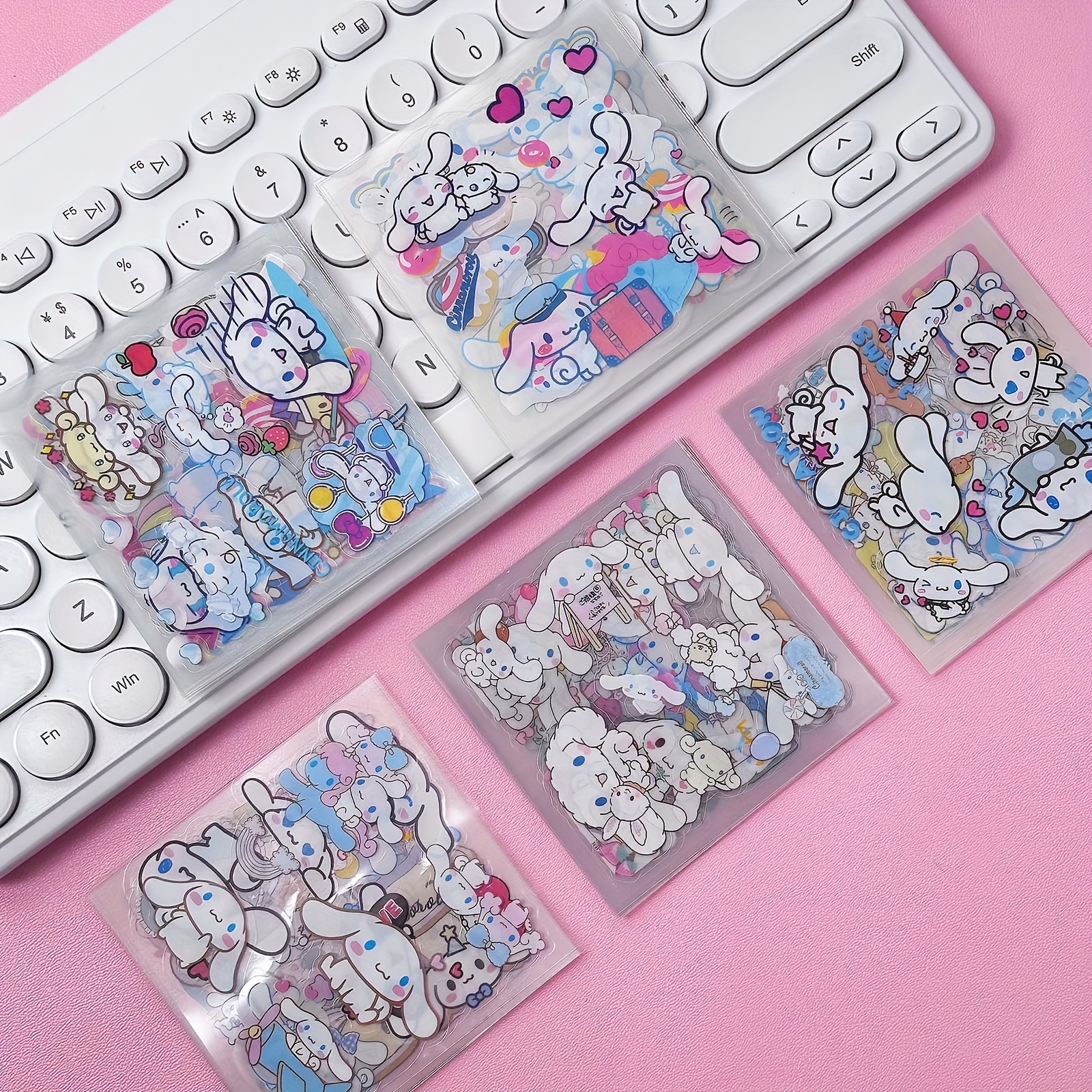 Cute Cinnamoroll Diversity Laser Cartoon Stickers - Temu