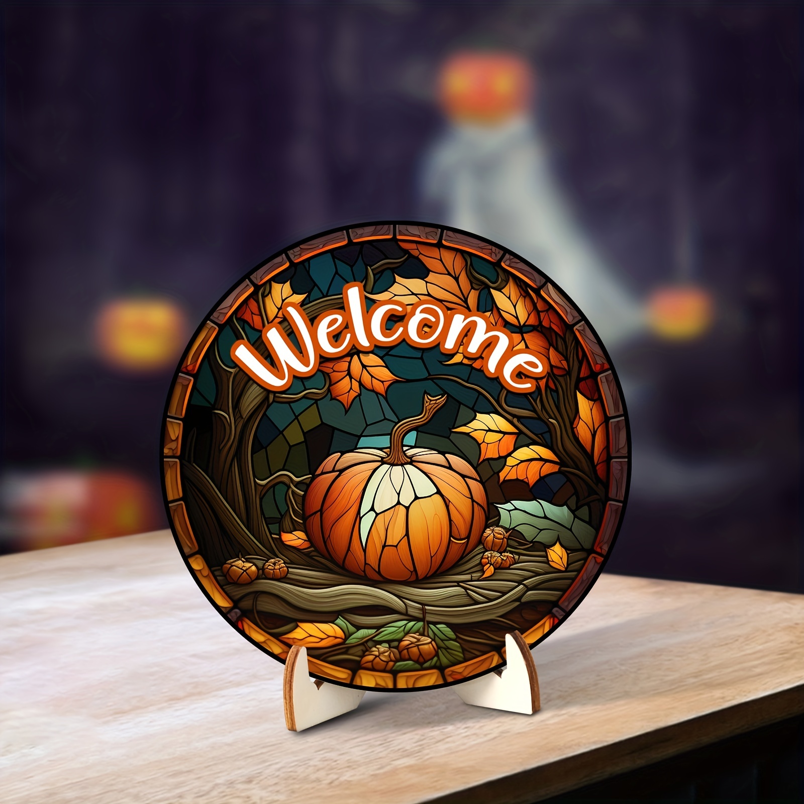 Halloween Decorations Welcome Sign Pieces For Centerpieces - Temu