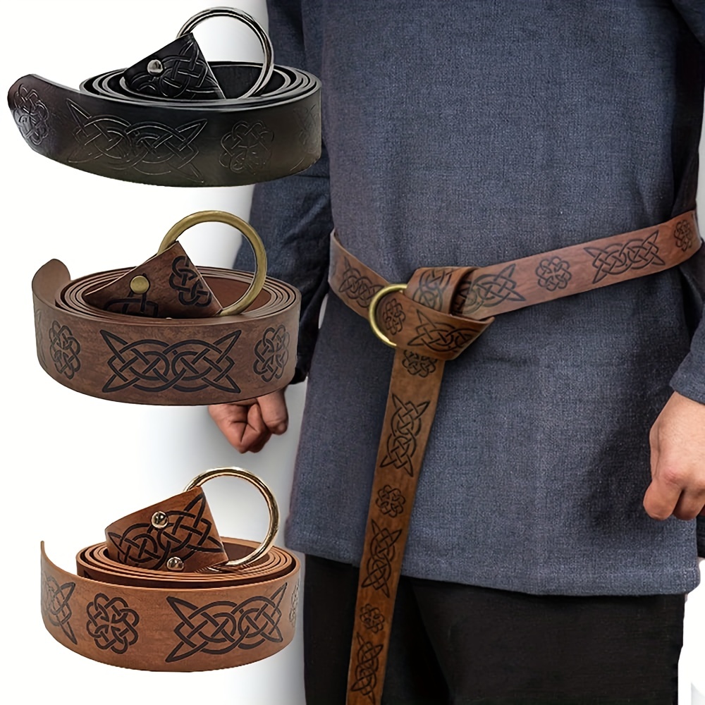 Juego 2 Cinturones Bolsa Vikingos Medievales Accesorios - Temu Chile
