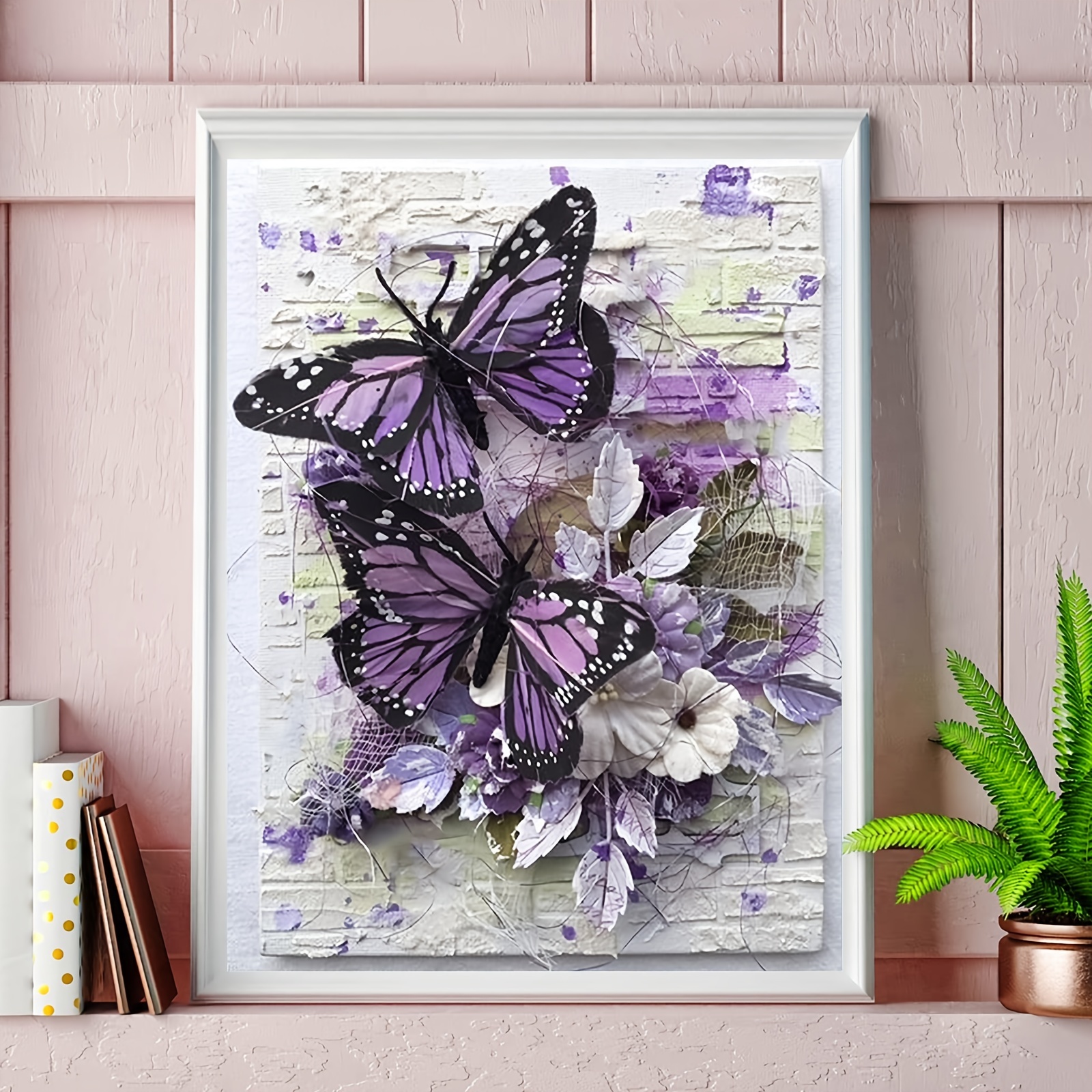 5d Diamond Painting Kits For Adults, Full Gem Diamond Art Animals Butterfly  Rhinestone Painting With Diamonds Pictures Arts And Crafts For Home Wall D