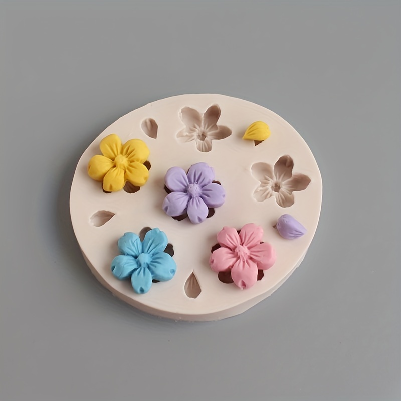 Flower Chocolate Mold 3d Silicone Mold Cherry - Temu
