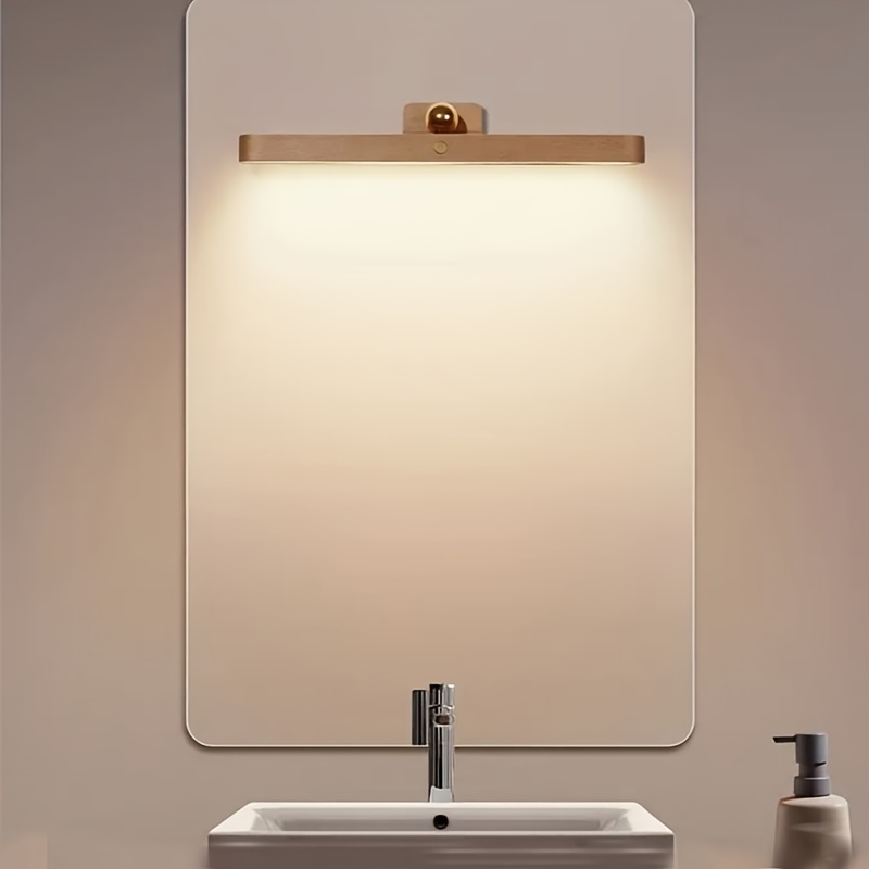 Applique murale led lampe miroir avant lumière 10w 15w simple moderne salle  de bain maquillage toilette chambre blanc chaud lumière du jour ac110v  ac220v