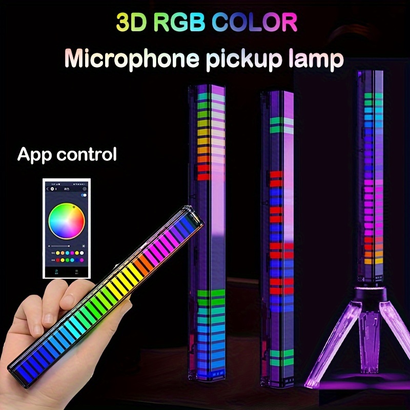 Auto 3D bunte Musik Atmosphäre Licht RGB Sound Control Rhythmus