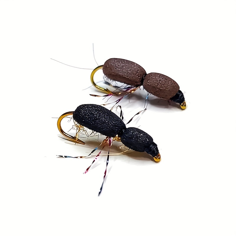 10pcs Dry-type Fishing Bait, Float Butterfly Insect Foam Style Salmon Fly  Trout Single Stem Fly Fishing Bait Fishing Gear