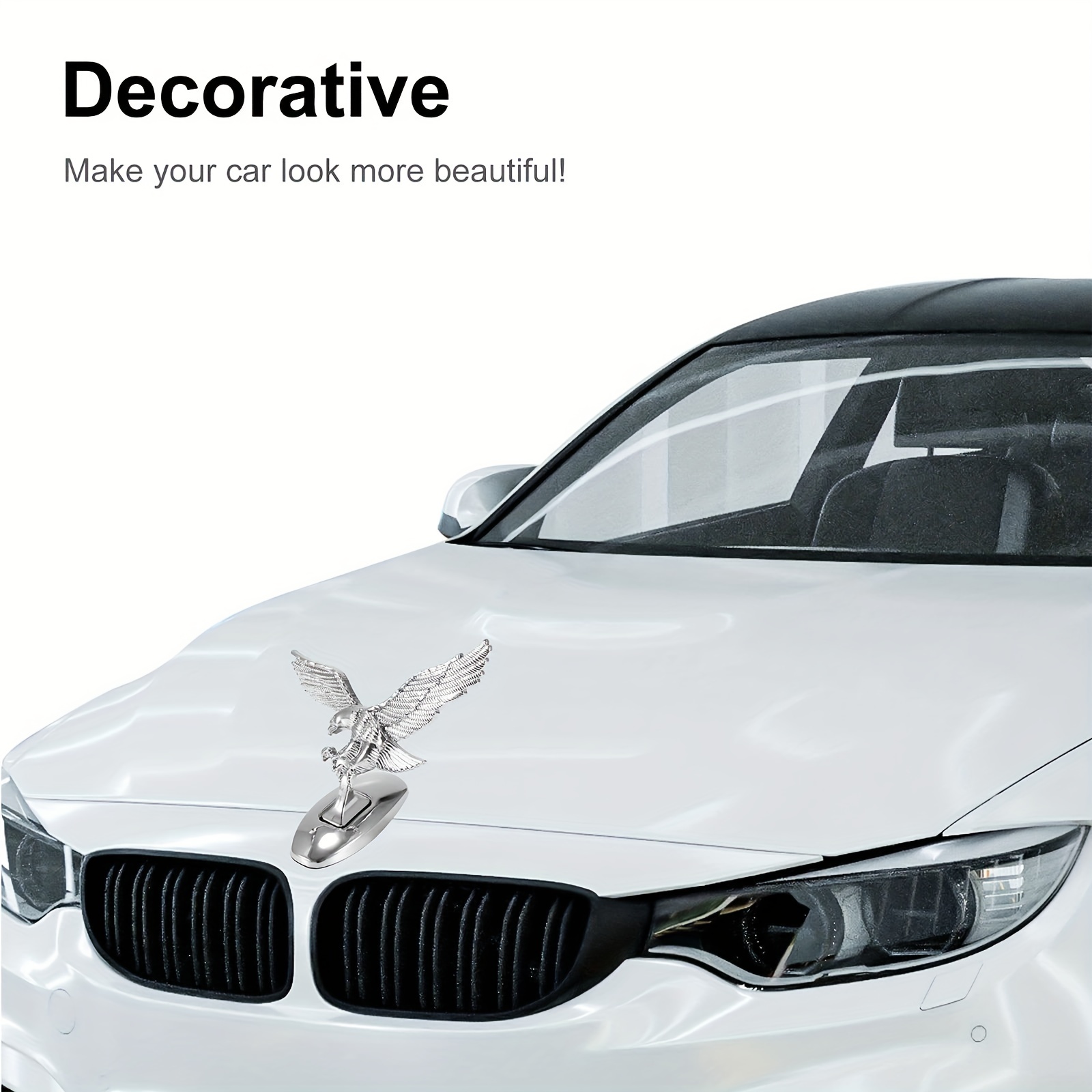 3d Metal Car Decals Waterproof Self adhesive Non rusting - Temu