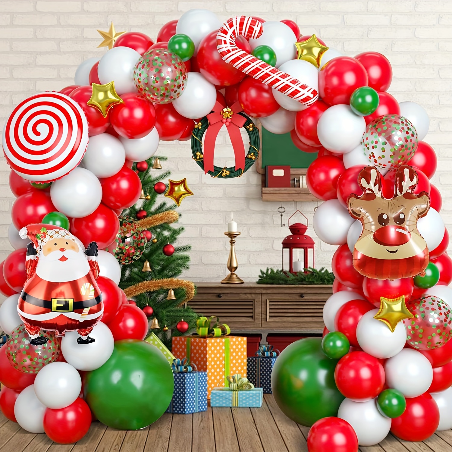 Ballons De Noël Décoration De Noël Kit De Ballons De Noël Père