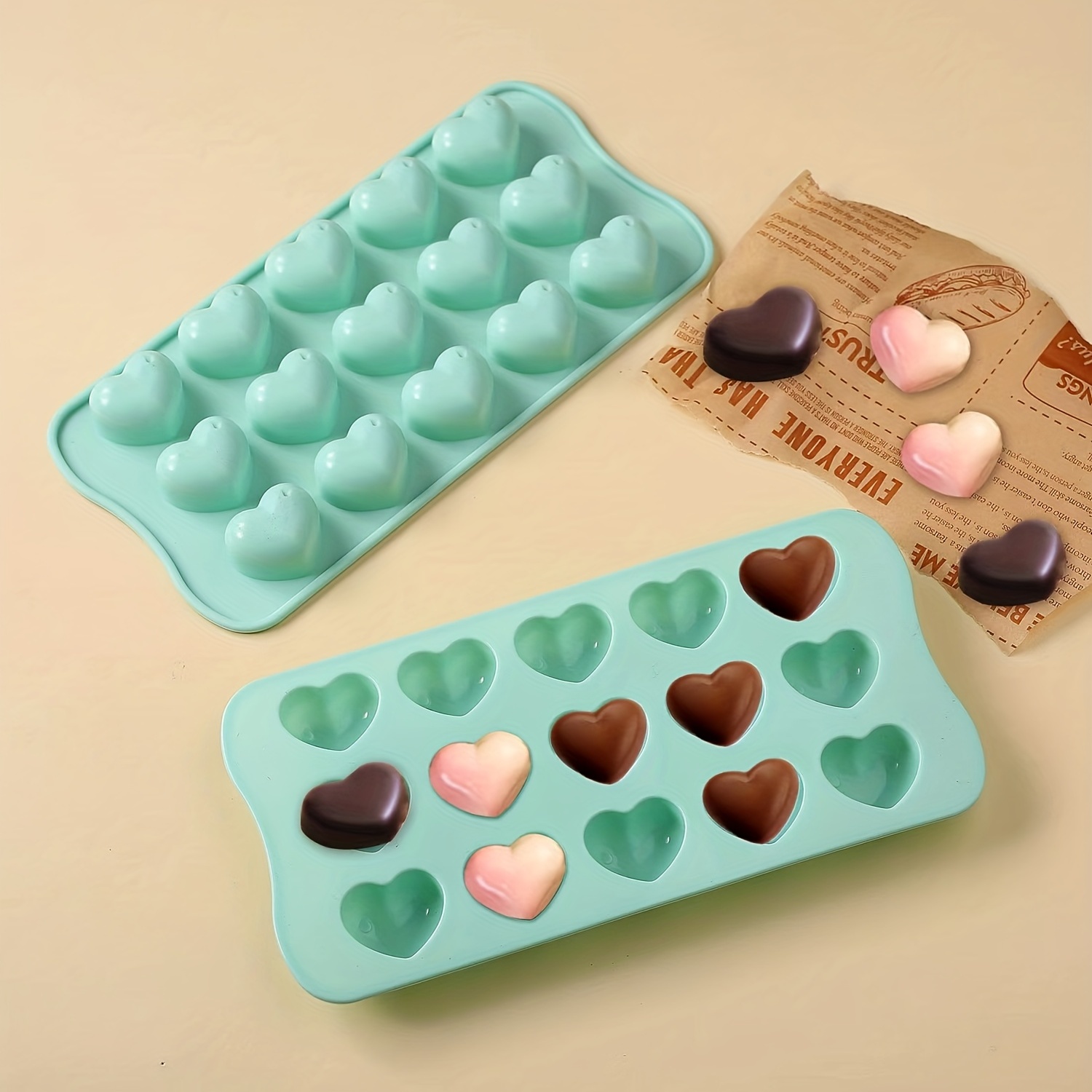 Bite Size Heart Candy Molds - Confectionery House