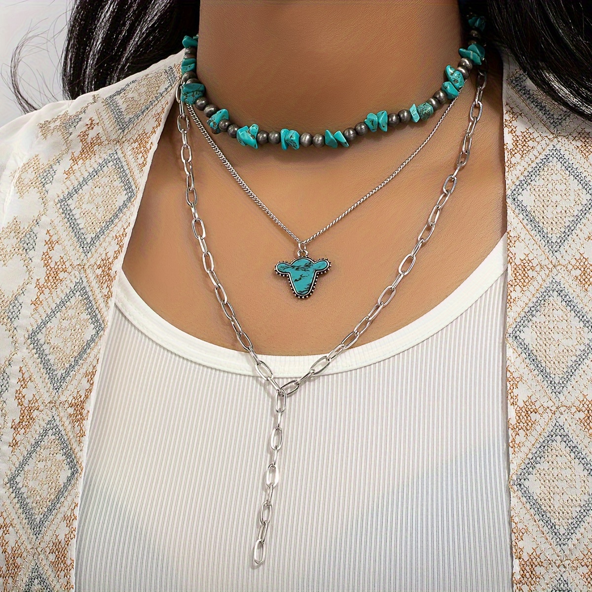 Turquoise y online necklace