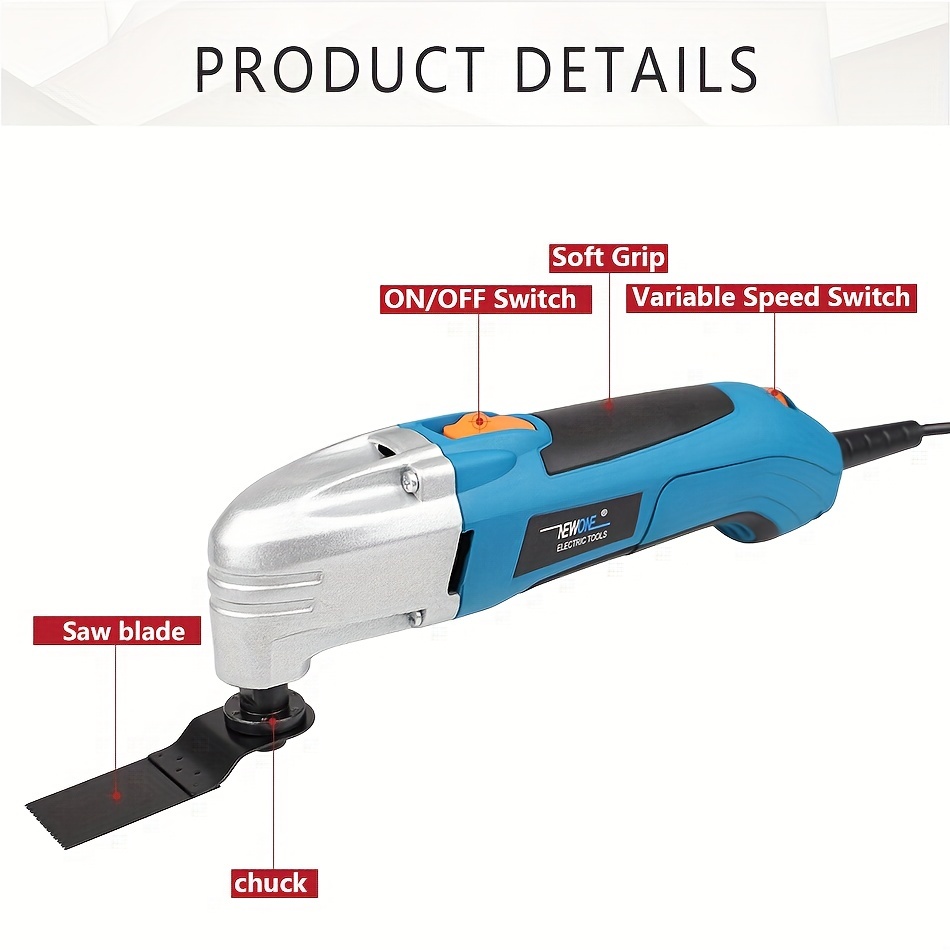 2 Amp Variable-Speed Oscillating Multi-Tool