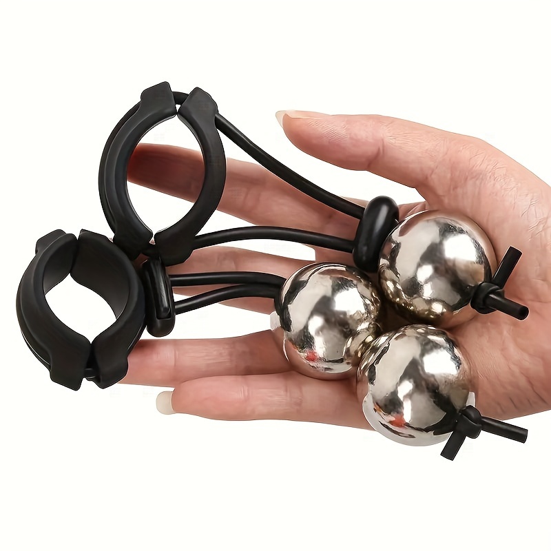 male metal weighted beads gravity stretcher ball
