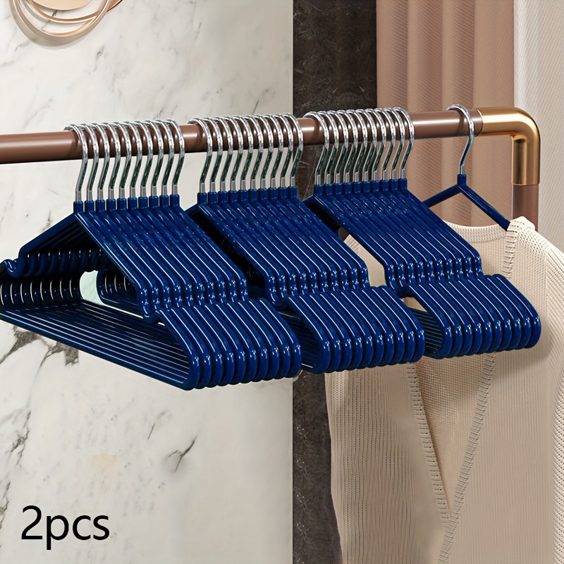Metal Clothes Hangers, Traceless Clothes Racks, Sturdy Heavy Duty Coat  Durable Hangers, Household Clothes Drying Storage And Organization For  Bedroom, Bathroom, Home - Temu