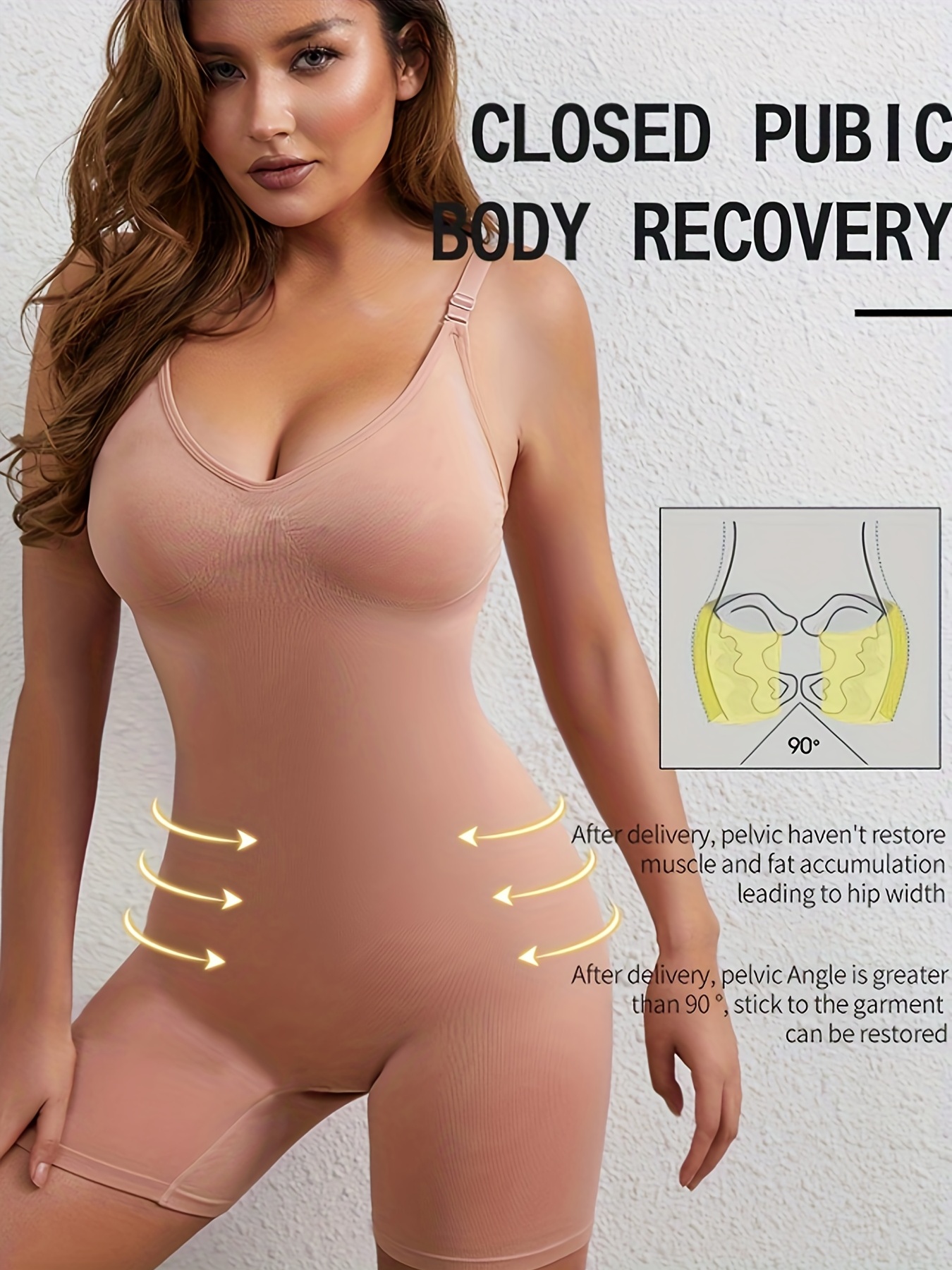 Women Seamless Body Shaper Slimming Shapewear Tummy Control Corset Bodysuit  UK