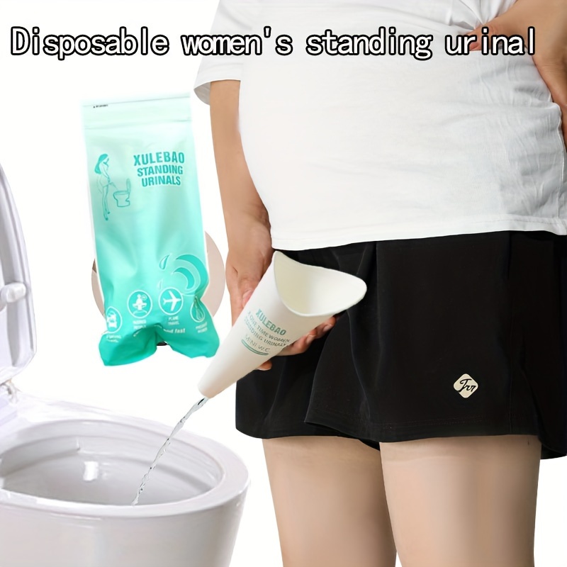 1 Pièce Urinoir Féminin Portable Pour Femmes , Filles - Debout Et Faire En  Voiture, Pour Les Activités De Plein Air, Les Urgences Avec 12 Sacs À Urine  Jetables, Mode en ligne