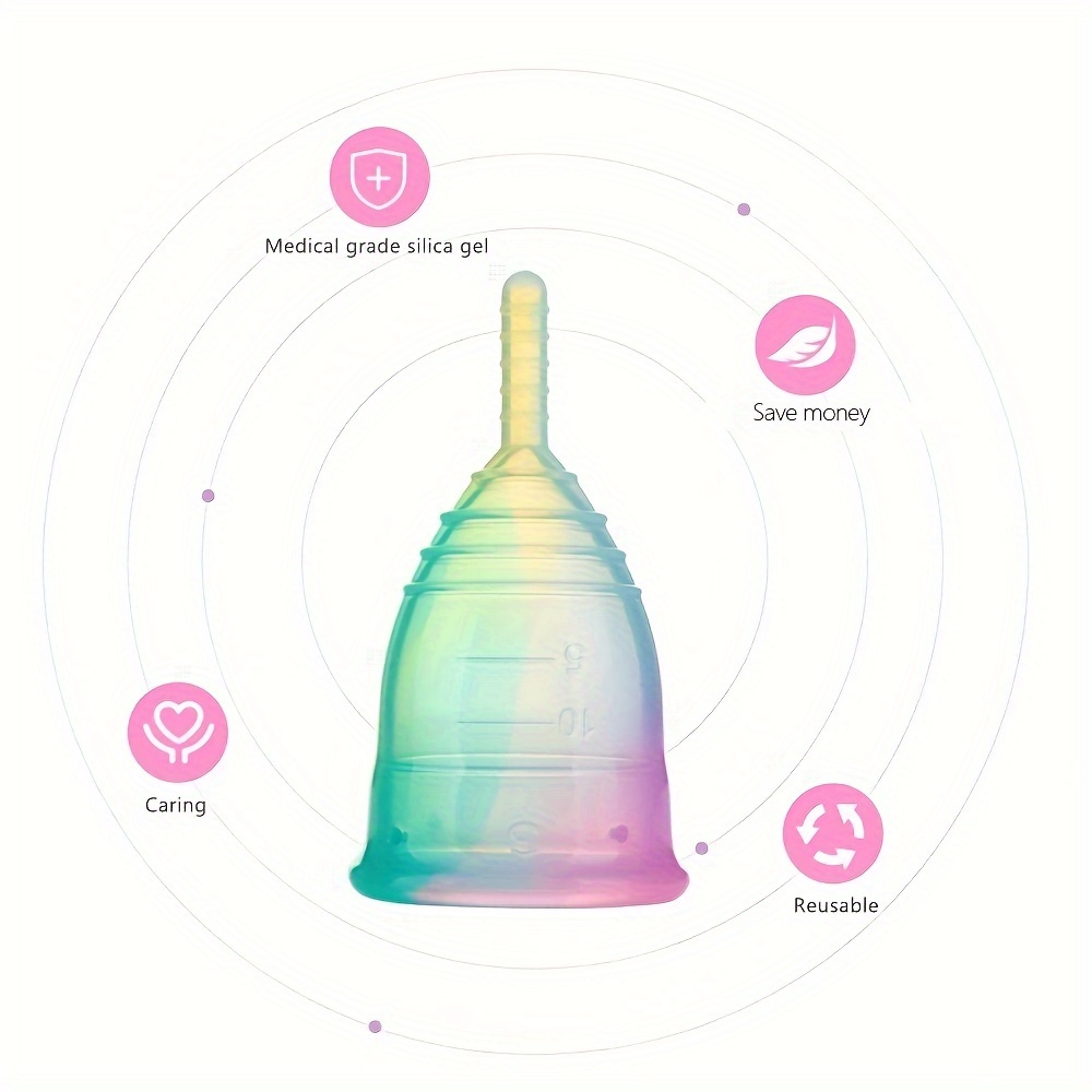 Pee Safe Reusable Menstrual Cup with Medical Grade Silcone for Women - Small