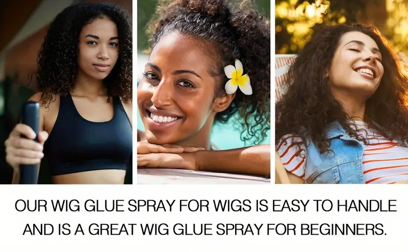 1pc lace tint spray for lace wig lace melting and holding spray hair for wigs closures wigs and closure front extensions details 4