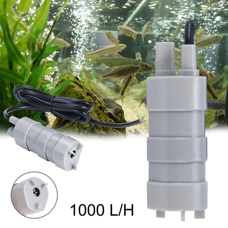 Pompe submersible 1500 L/H 1 pièce pompe à eau caravane camping jardin  aquariu