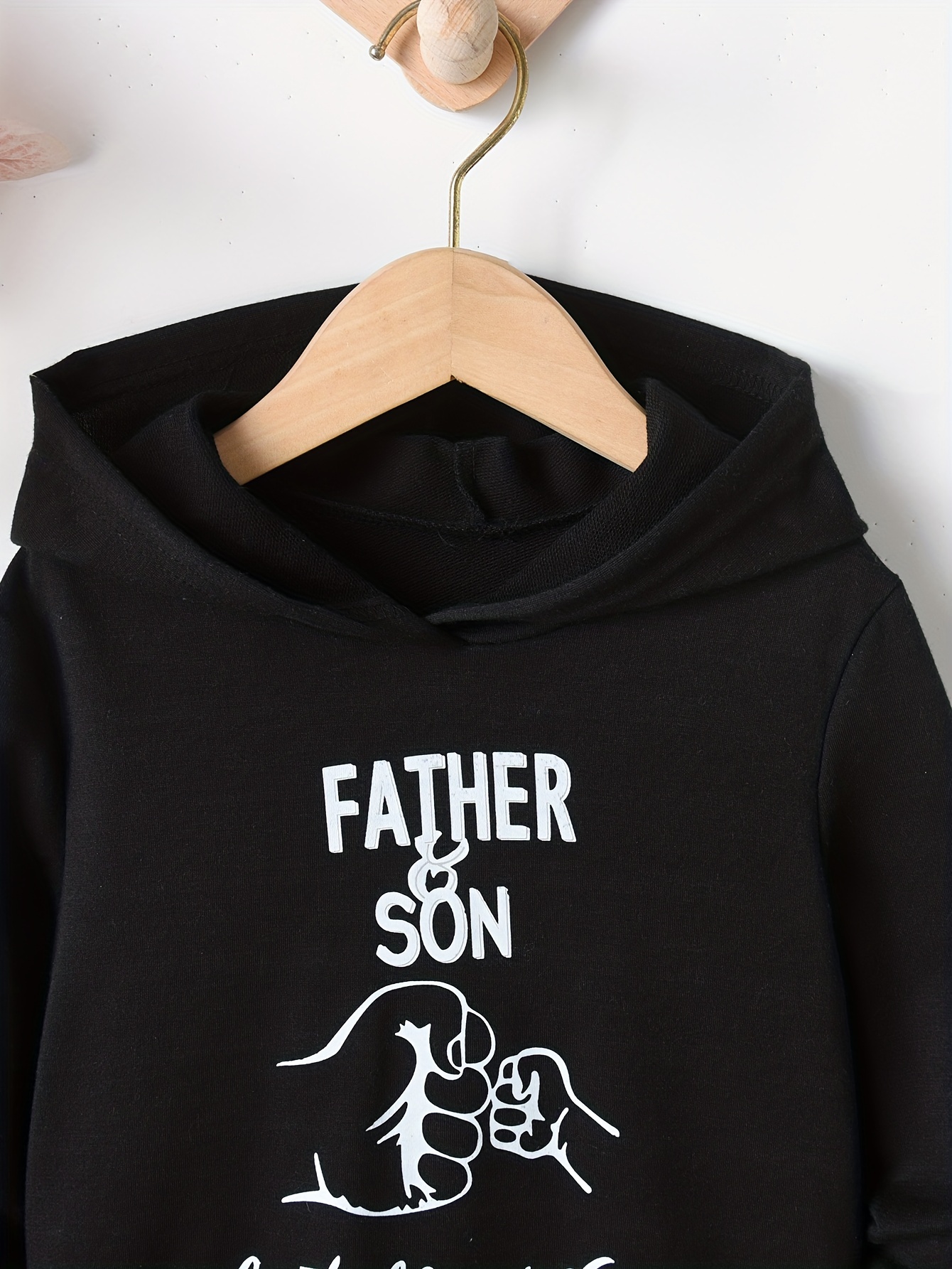 Padre E Hijo Mejores Amigos Impresi n Ni os Casual Pullover Sudaderas Con Capucha De Manga Larga Sudadera Para Ni os Para Primavera Oto o Tops Con C