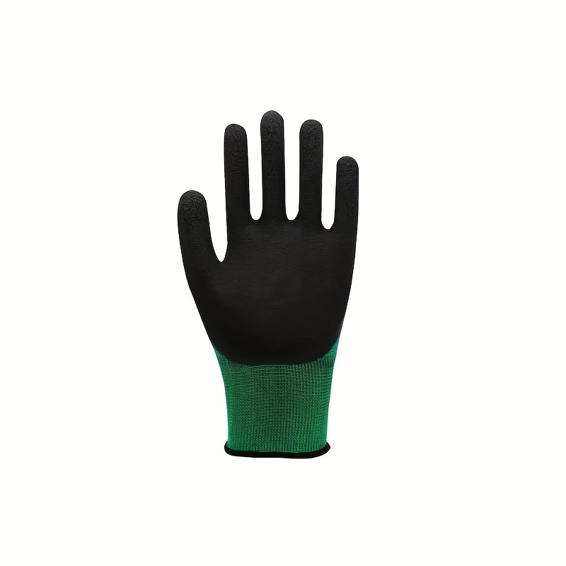 Gardening Gloves Set Breathable Rubber Coated Garden Gloves - Temu