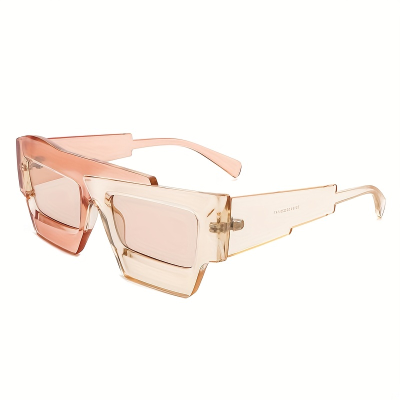 Y2K Irregular Frame Sunglasses Block Glasses UV400
