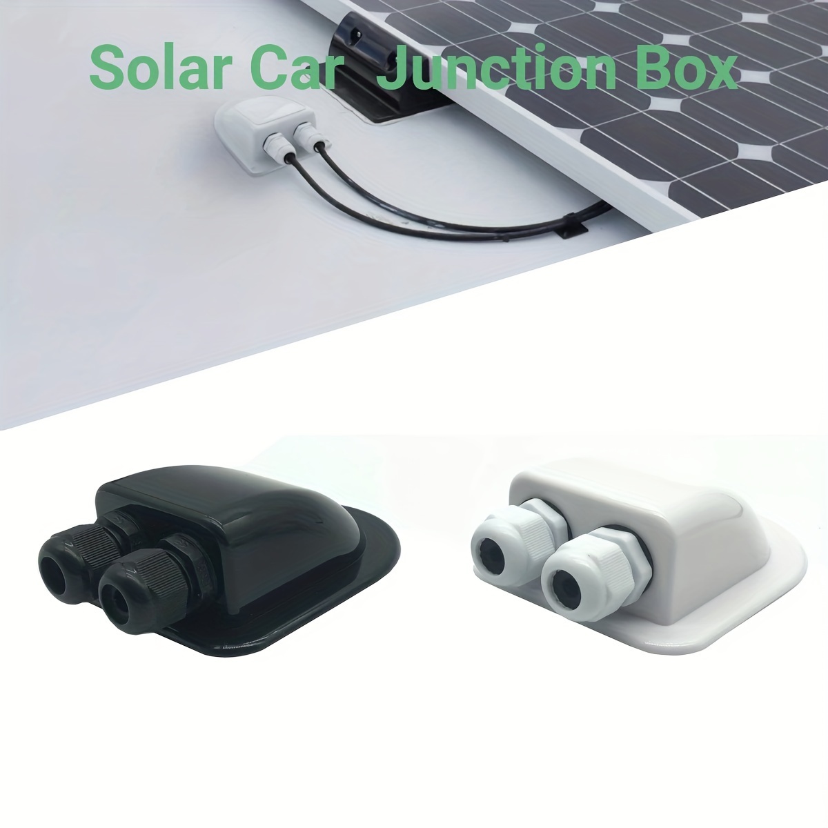 Solar Car Junction Box IP68 Waterproof For RVs Boats Yacht Roofs