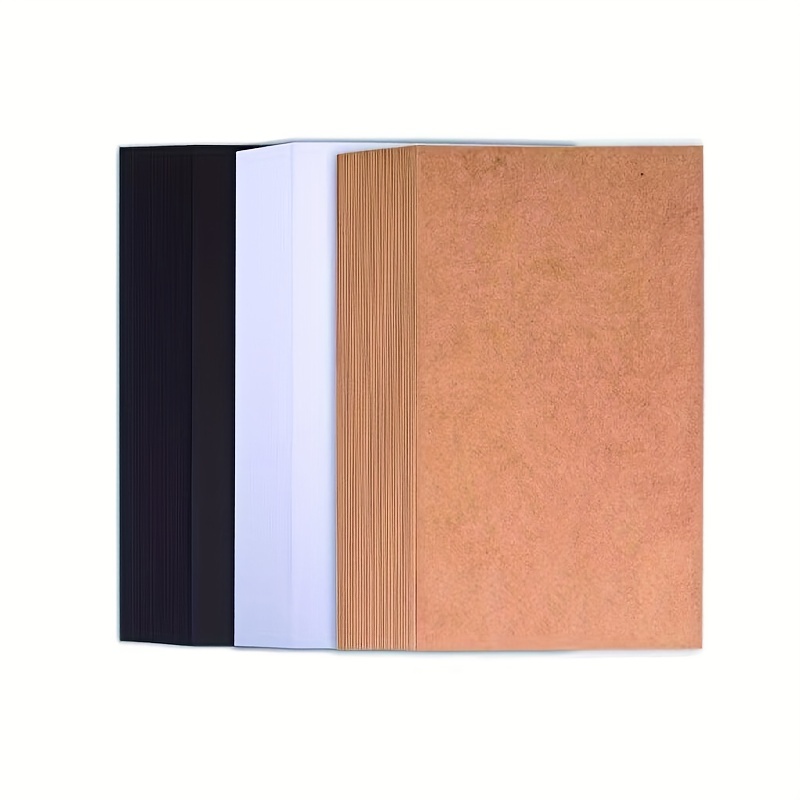Papel de papelería de papel kraft marrón de 120 g/m², hojas de papel marrón  Kraft para artes, manualidades y uso de oficina, 20 x 25 cm :  : Hogar y Cocina